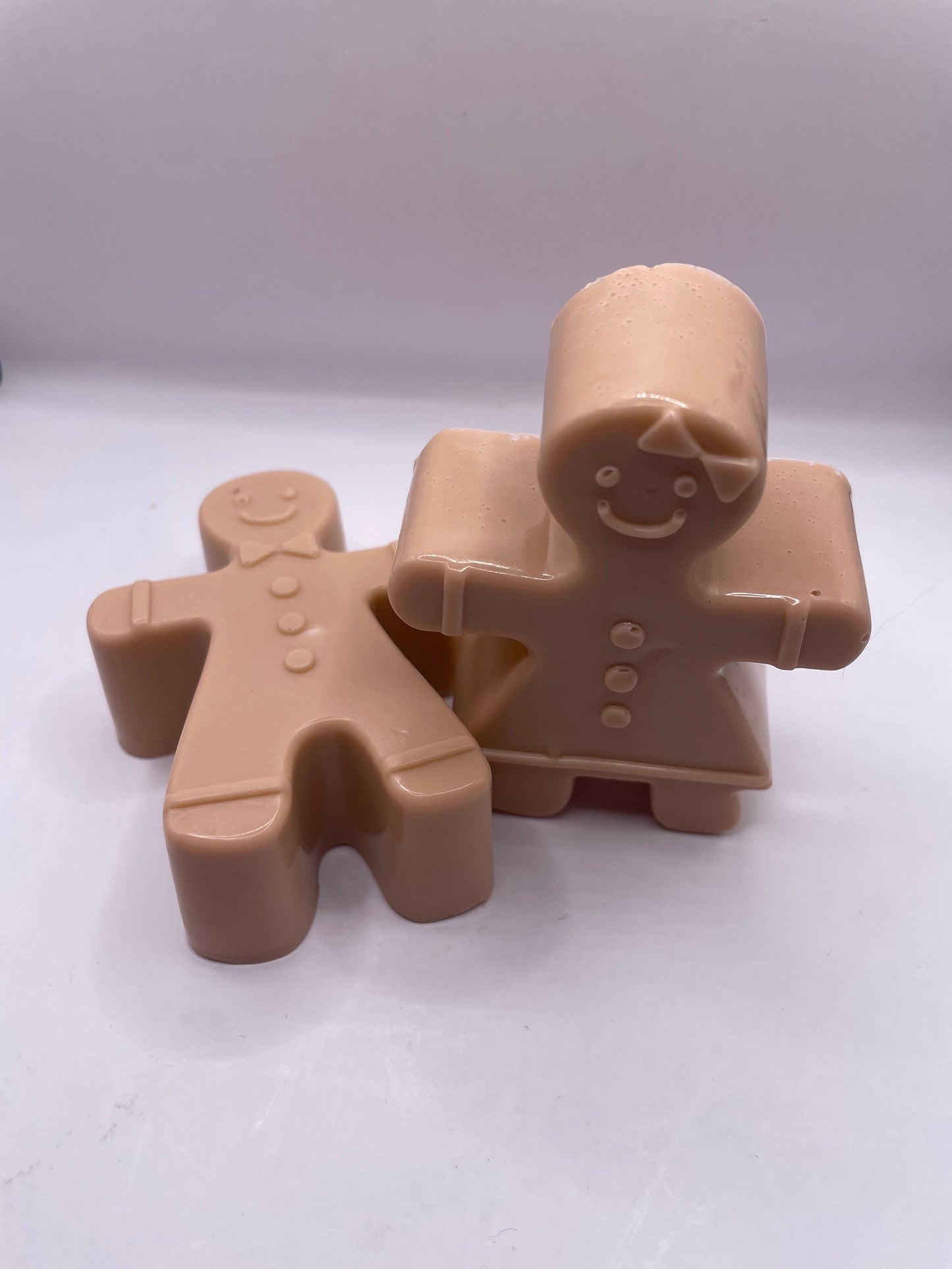 Pumpkin Ginger Streusel Gingerbread Man Shaped Goat's Milk Soap