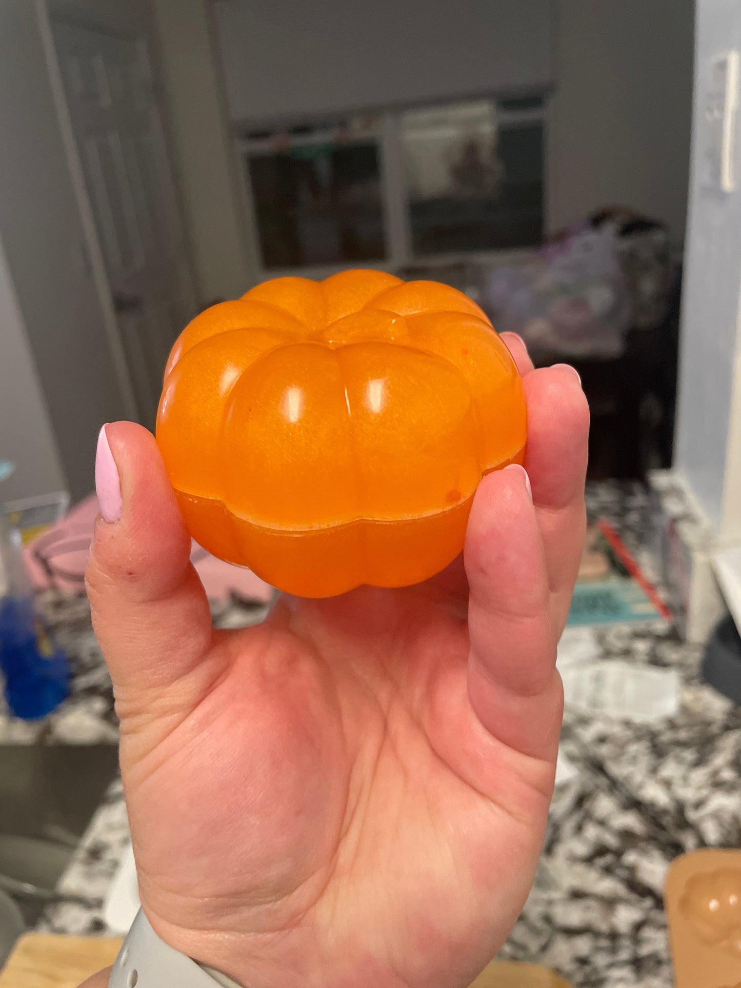 3-D Spiced Pumpkin Soap