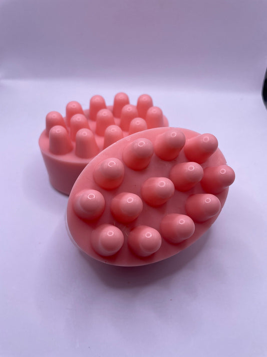 Apple Triple Butter Massage Bar Soap with Loofah!