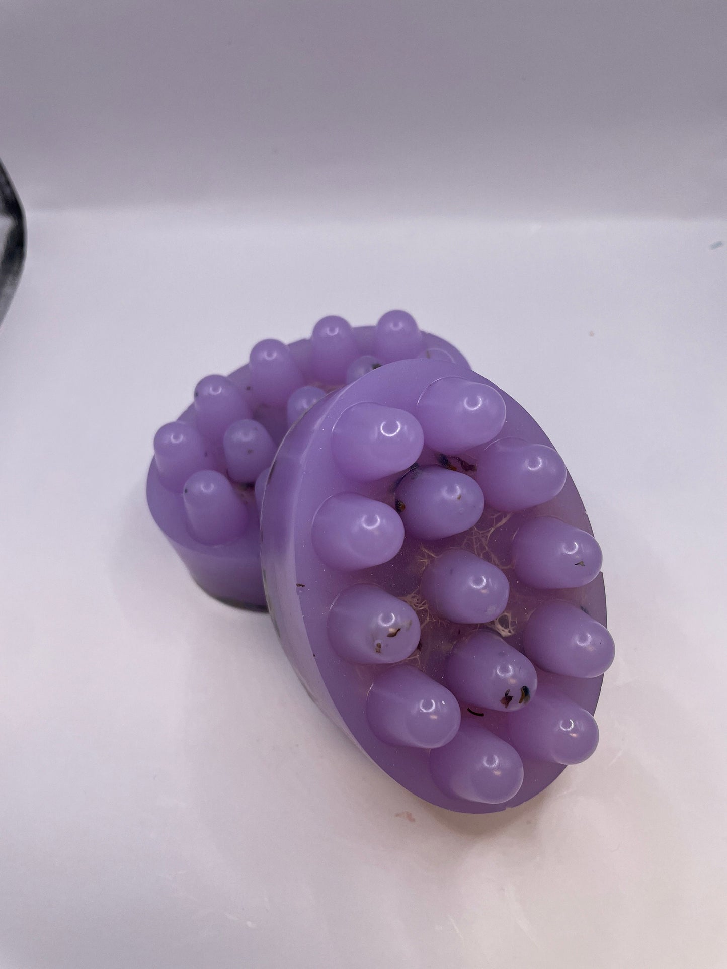 Lavender Massage Bar Soap with Loofah