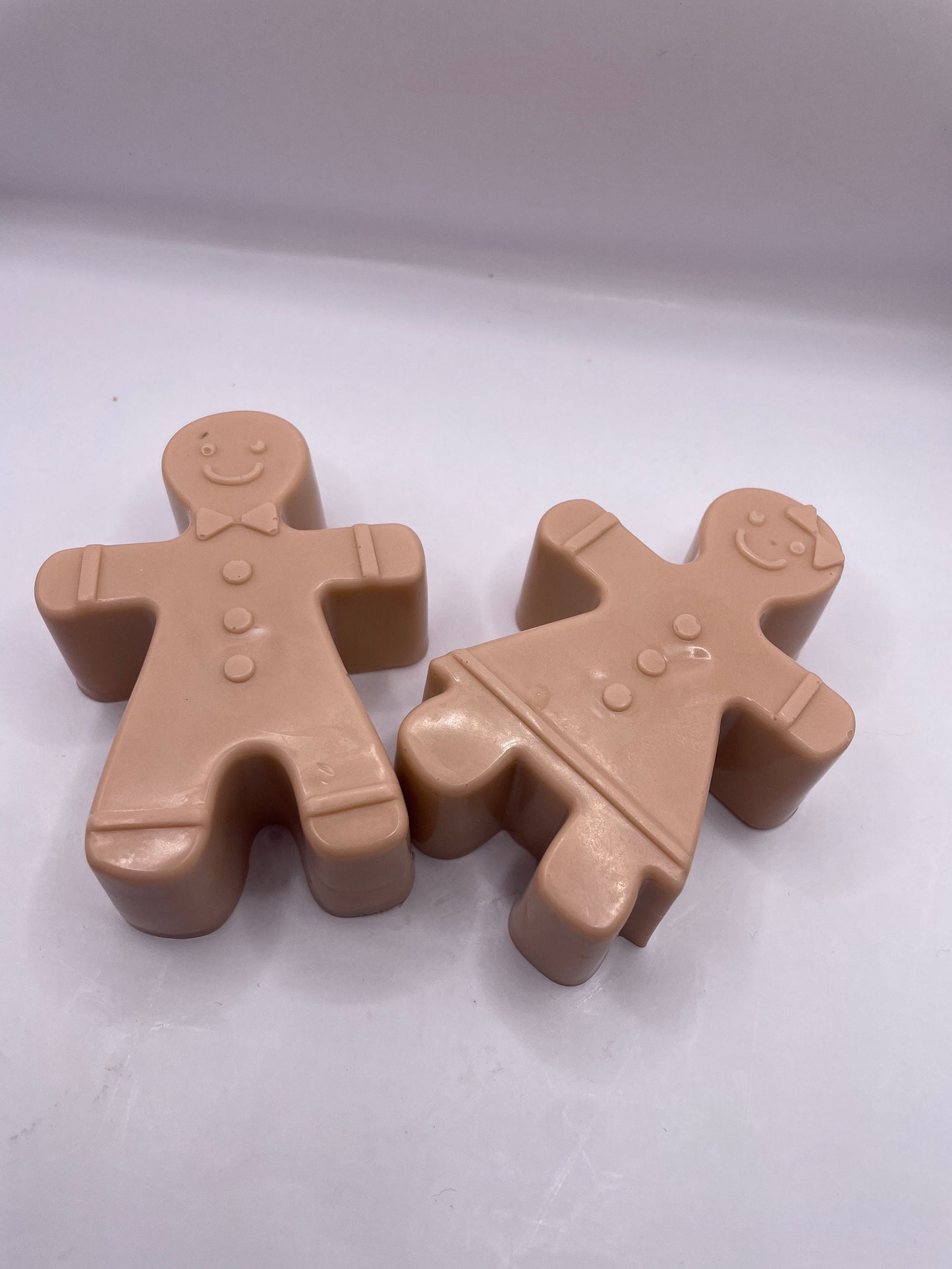 Pumpkin Ginger Streusel Gingerbread Man Shaped Goat's Milk Soap