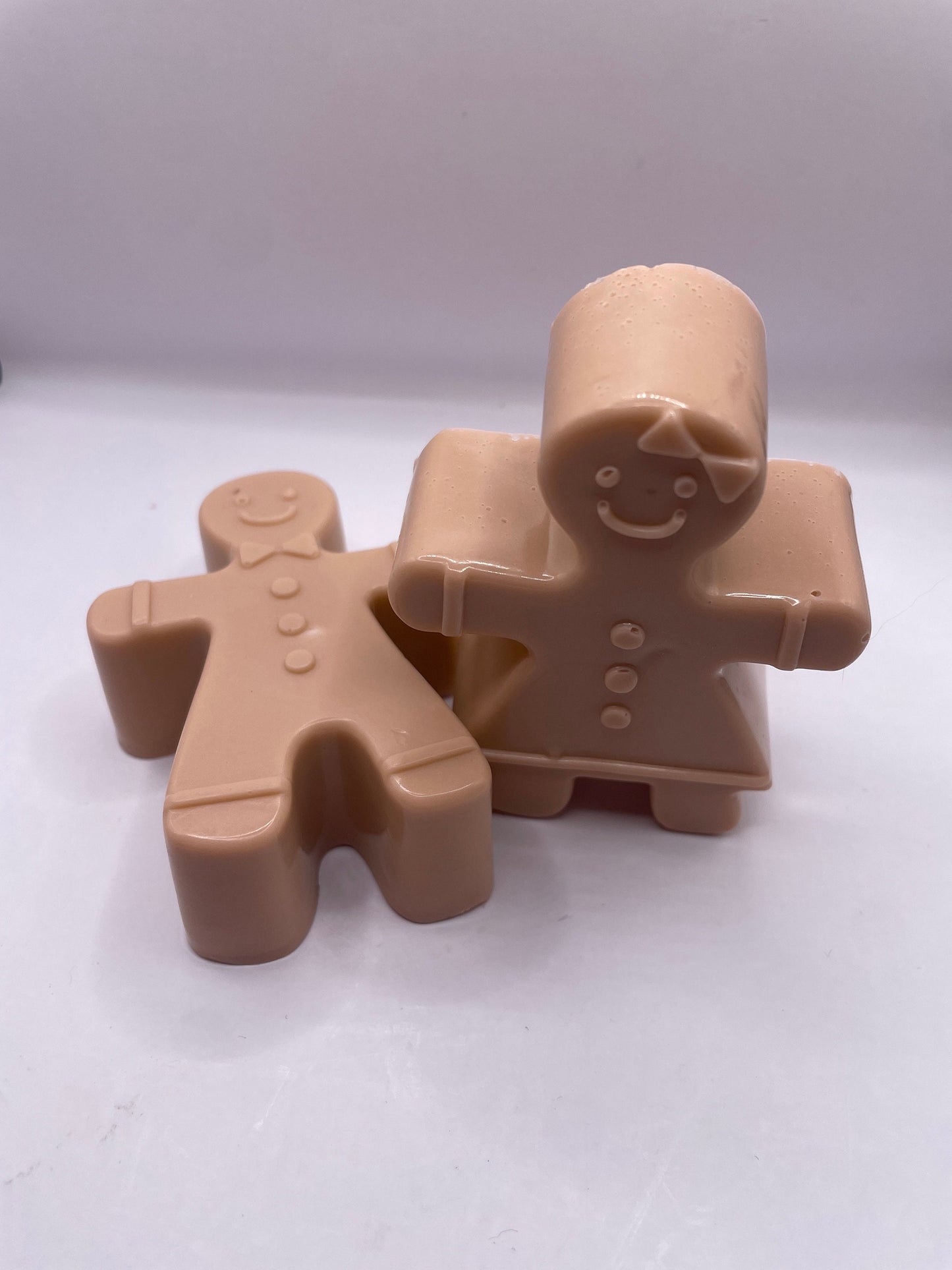 Pumpkin Ginger Streusel Gingerbread Man Shaped Goat's Milk Soap