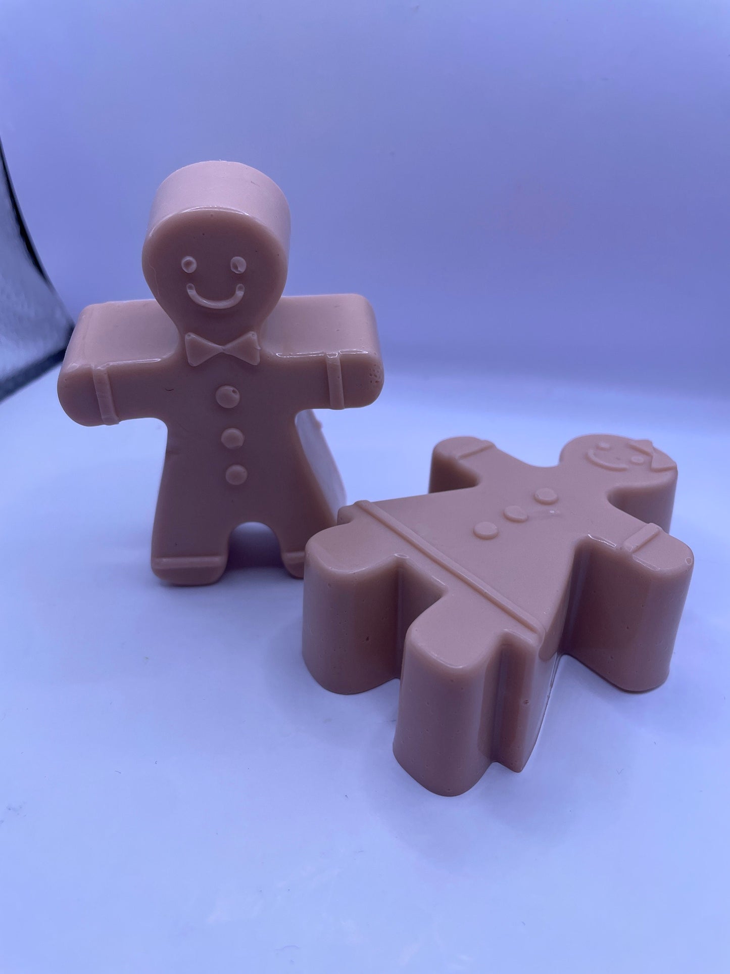 Pumpkin Ginger Streusel Gingerbread Man Shaped Goat's Milk Soap